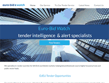 Tablet Screenshot of euro-bidwatch.com